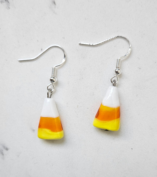 Candy Corn Earrings